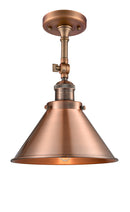 Innovations Lighting Briarcliff 1 Light Semi-Flush Mount Part Of The Franklin Restoration Collection 201F-AC-M10-AC