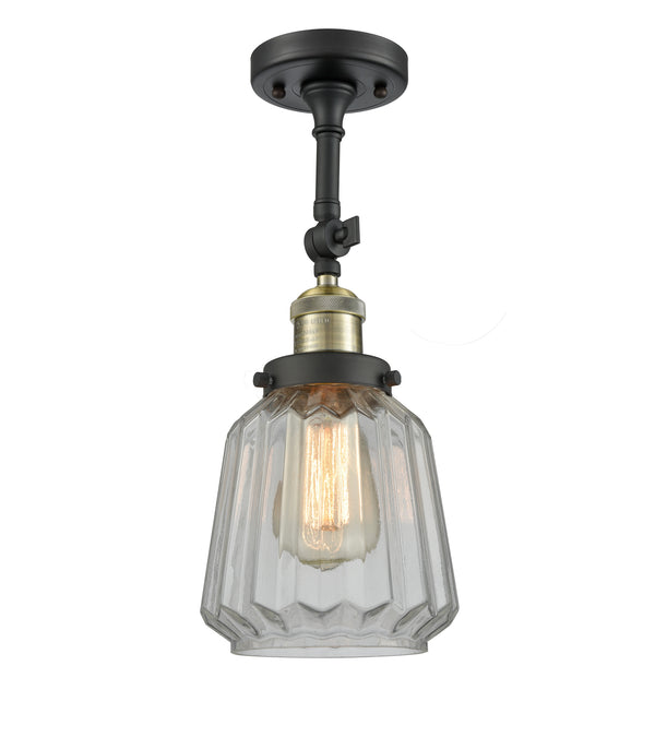 Innovations Lighting Chatham 1 Light Semi-Flush Mount Part Of The Franklin Restoration Collection 201F-BAB-G142