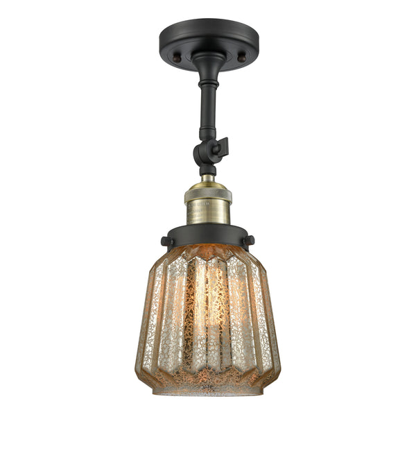 Innovations Lighting Chatham 1 Light Semi-Flush Mount Part Of The Franklin Restoration Collection 201F-BAB-G146