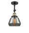 Innovations Lighting Fulton 1 Light Semi-Flush Mount Part Of The Franklin Restoration Collection 201F-BAB-G173