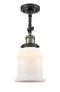 Innovations Lighting Canton 1 Light Semi-Flush Mount Part Of The Franklin Restoration Collection 201F-BAB-G181-LED