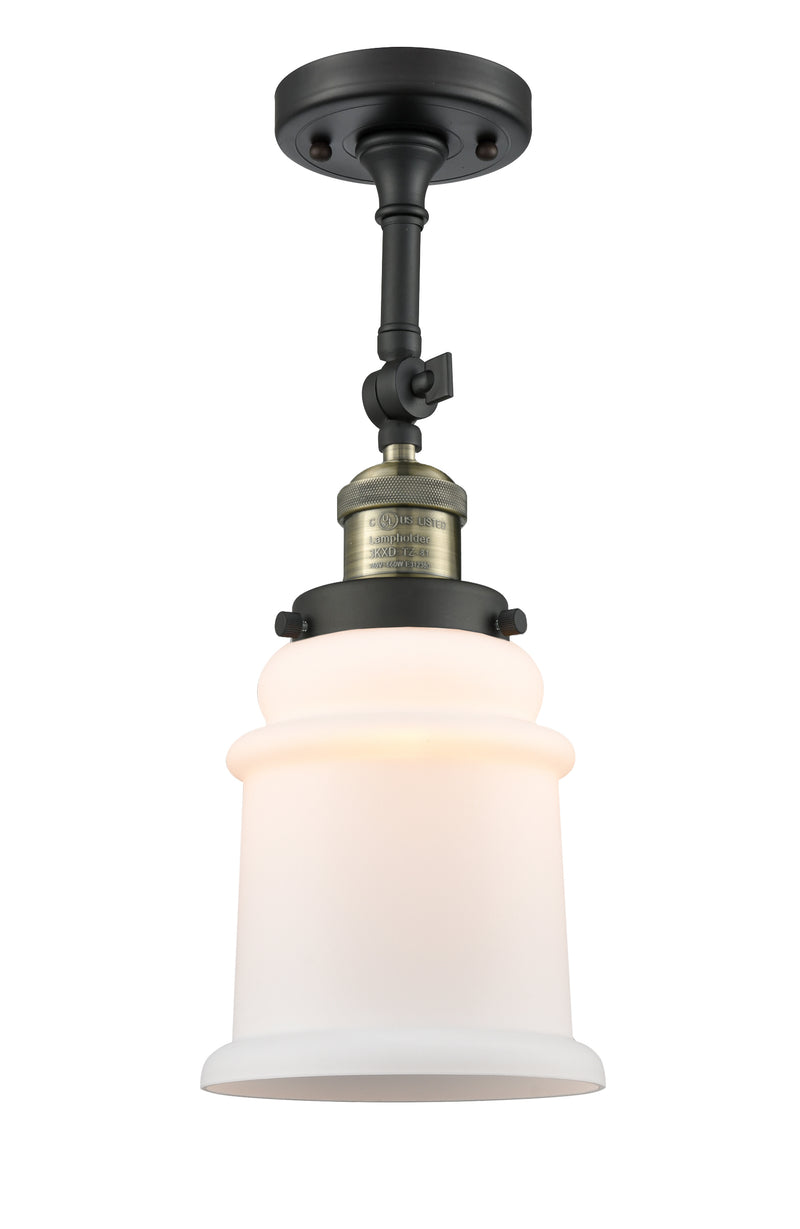 Innovations Lighting Canton 1 Light Semi-Flush Mount Part Of The Franklin Restoration Collection 201F-BAB-G181