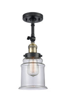 Innovations Lighting Canton 1 Light Semi-Flush Mount Part Of The Franklin Restoration Collection 201F-BAB-G182-LED