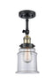 Innovations Lighting Canton 1 Light Semi-Flush Mount Part Of The Franklin Restoration Collection 201F-BAB-G182