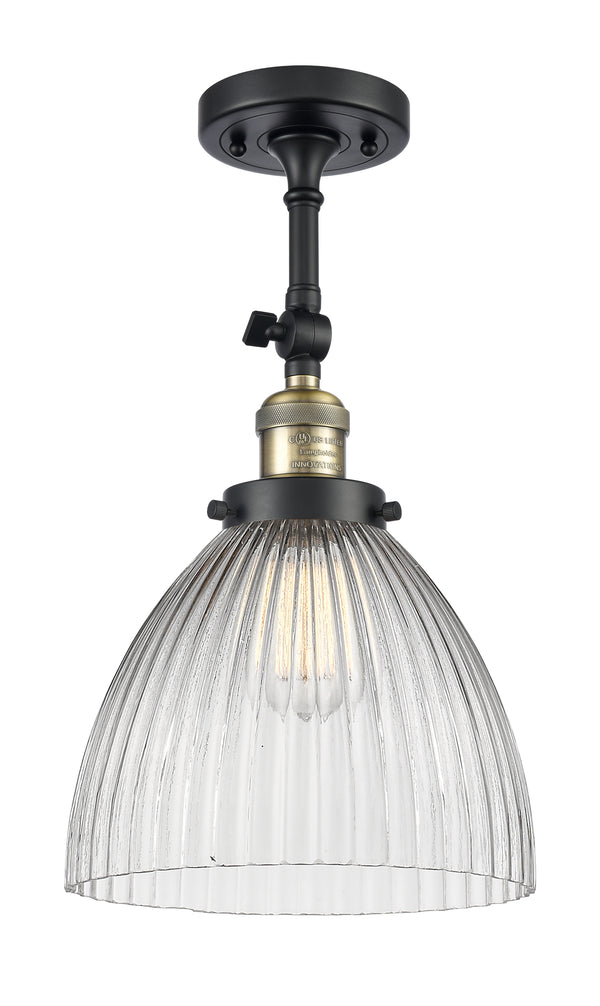 Innovations Lighting Seneca Falls 1 Light Semi-Flush Mount Part Of The Franklin Restoration Collection 201F-BAB-G222-LED