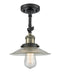 Innovations Lighting Halophane 1 Light Semi-Flush Mount Part Of The Franklin Restoration Collection 201F-BAB-G2-LED