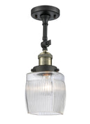 Innovations Lighting Colton 1 Light Semi-Flush Mount Part Of The Franklin Restoration Collection 201F-BAB-G302