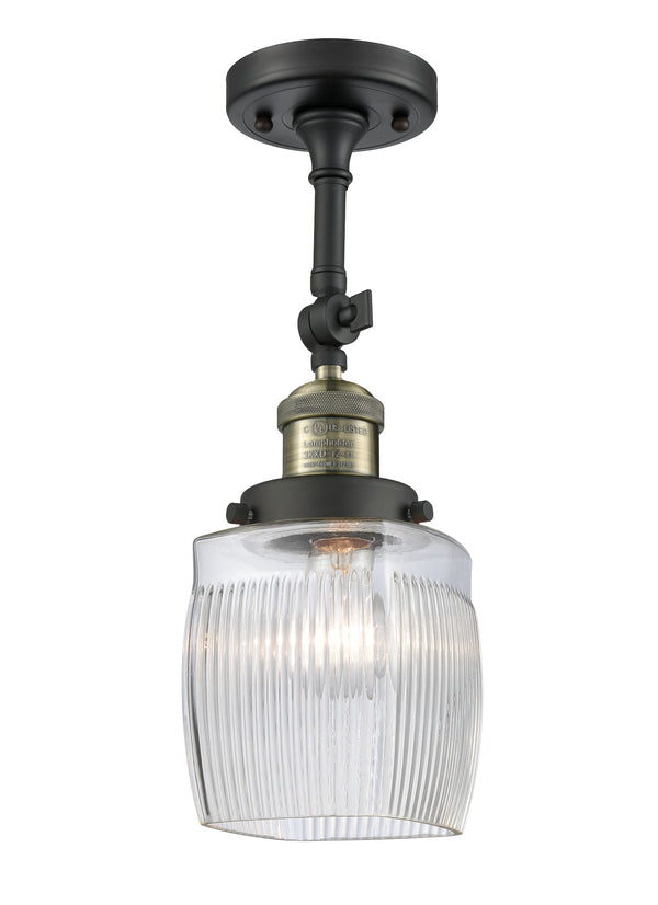 Innovations Lighting Colton 1 Light Semi-Flush Mount Part Of The Franklin Restoration Collection 201F-BAB-G302-LED