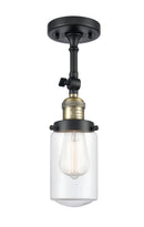 Innovations Lighting Dover 1 Light Semi-Flush Mount Part Of The Franklin Restoration Collection 201F-BAB-G312