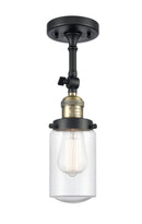 Innovations Lighting Dover 1 Light Semi-Flush Mount Part Of The Franklin Restoration Collection 201F-BAB-G314