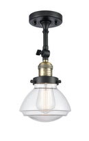 Innovations Lighting Olean 1 Light Semi-Flush Mount Part Of The Franklin Restoration Collection 201F-BAB-G322