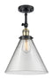 Innovations Lighting X-Large Cone 1 Light Semi-Flush Mount Part Of The Franklin Restoration Collection 201F-BAB-G42-L-LED