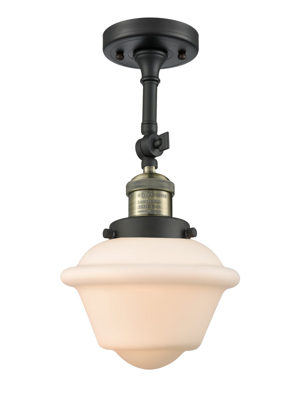 Innovations Lighting Small Oxford 1 Light Semi-Flush Mount Part Of The Franklin Restoration Collection 201F-BAB-G531