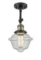 Innovations Lighting Small Oxford 1 Light Semi-Flush Mount Part Of The Franklin Restoration Collection 201F-BAB-G534