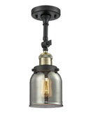 Innovations Lighting Small Bell 1 Light Semi-Flush Mount Part Of The Franklin Restoration Collection 201F-BAB-G53