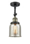 Innovations Lighting Small Bell 1 Light Semi-Flush Mount Part Of The Franklin Restoration Collection 201F-BAB-G58-LED