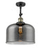 Innovations Lighting X-Large Bell 1 Light Semi-Flush Mount Part Of The Franklin Restoration Collection 201F-BAB-G73-L-LED