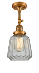 Innovations Lighting Chatham 1 Light Semi-Flush Mount Part Of The Franklin Restoration Collection 201F-BB-G142