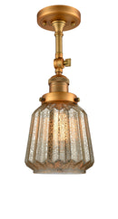 Innovations Lighting Chatham 1 Light Semi-Flush Mount Part Of The Franklin Restoration Collection 201F-BB-G146