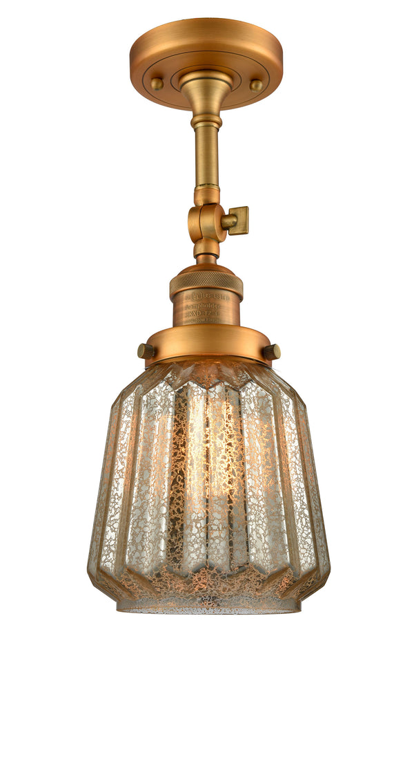 Innovations Lighting Chatham 1 Light Semi-Flush Mount Part Of The Franklin Restoration Collection 201F-BB-G146