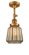 Innovations Lighting Chatham 1 Light Semi-Flush Mount Part Of The Franklin Restoration Collection 201F-BB-G146