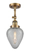 Innovations Lighting Geneseo 1 Light Semi-Flush Mount Part Of The Franklin Restoration Collection 201F-BB-G165-LED