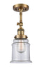 Innovations Lighting Canton 1 Light Semi-Flush Mount Part Of The Franklin Restoration Collection 201F-BB-G182