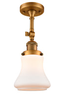 Innovations Lighting Bellmont 1 Light Semi-Flush Mount Part Of The Franklin Restoration Collection 201F-BB-G191-LED