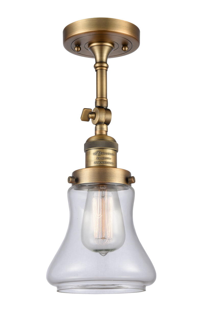 Innovations Lighting Bellmont 1 Light Semi-Flush Mount Part Of The Franklin Restoration Collection 201F-BB-G192