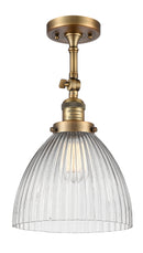 Innovations Lighting Seneca Falls 1 Light Semi-Flush Mount Part Of The Franklin Restoration Collection 201F-BB-G222