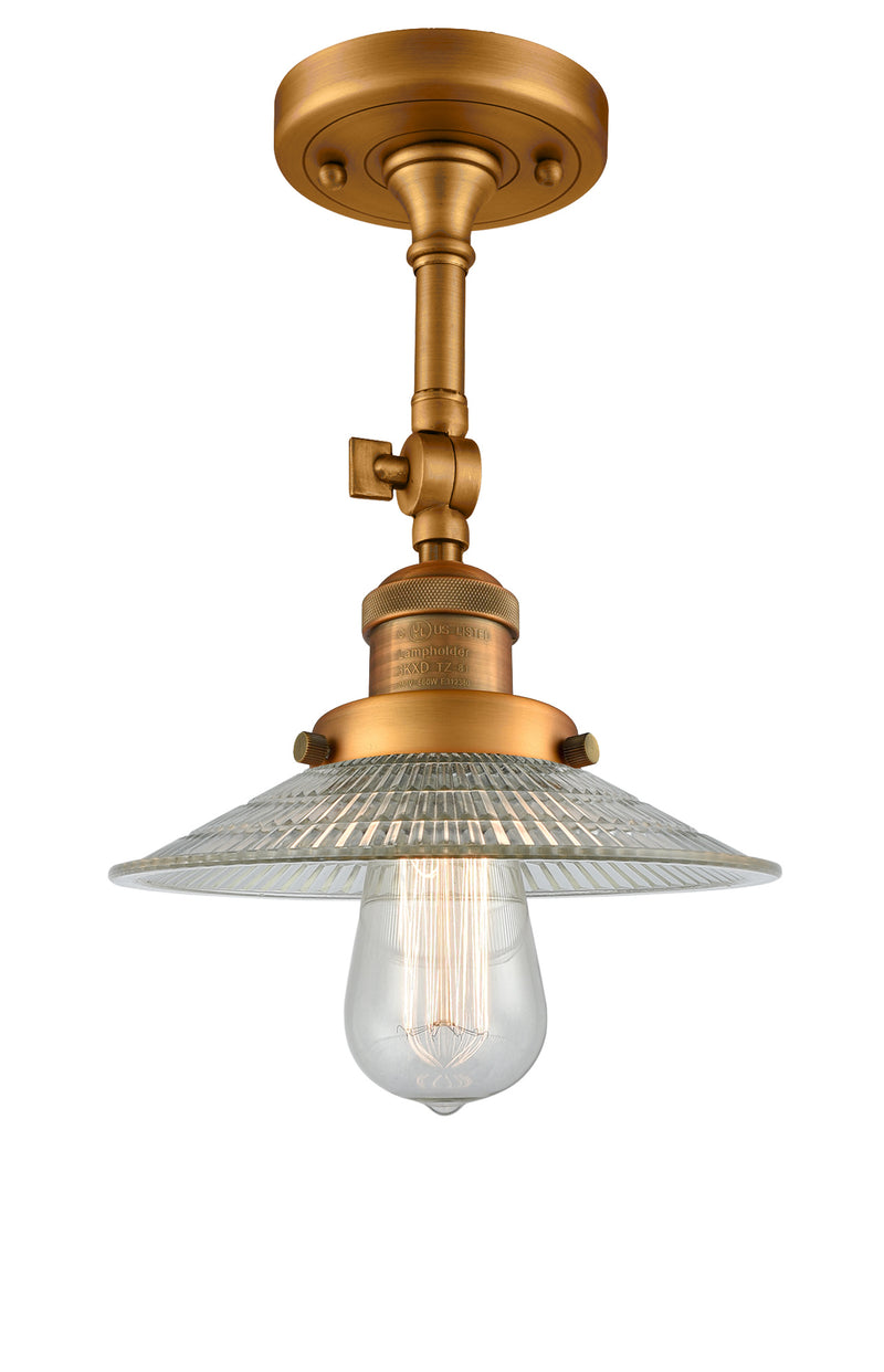 Innovations Lighting Halophane 1 Light Semi-Flush Mount Part Of The Franklin Restoration Collection 201F-BB-G2