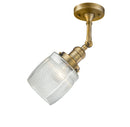 Innovations Lighting Colton 1 Light Semi-Flush Mount Part Of The Franklin Restoration Collection 201F-BB-G302