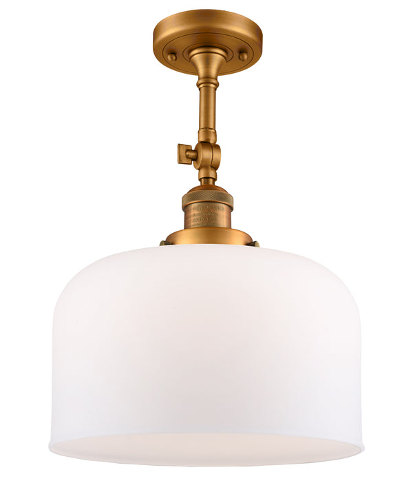 Innovations Lighting X-Large Bell 1 Light Semi-Flush Mount Part Of The Franklin Restoration Collection 201F-BB-G71-L