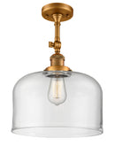 Innovations Lighting X-Large Bell 1 Light Semi-Flush Mount Part Of The Franklin Restoration Collection 201F-BB-G72-L-LED