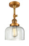 Innovations Lighting Large Bell 1 Light Semi-Flush Mount Part Of The Franklin Restoration Collection 201F-BB-G72-LED