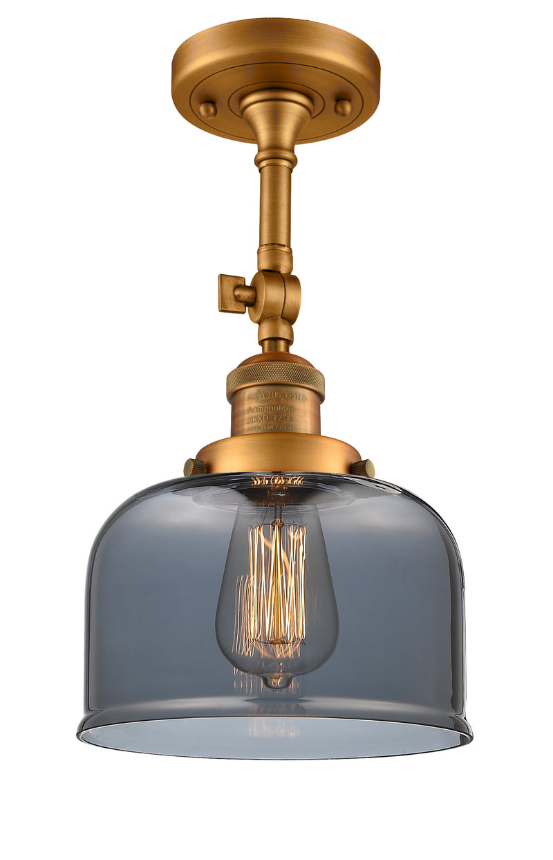 Innovations Lighting Large Bell 1 Light Semi-Flush Mount Part Of The Franklin Restoration Collection 201F-BB-G73-LED