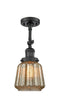 Innovations Lighting Chatham 1 Light Semi-Flush Mount Part Of The Franklin Restoration Collection 201F-BK-G146