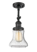 Innovations Lighting Bellmont 1 Light Semi-Flush Mount Part Of The Franklin Restoration Collection 201F-BK-G194