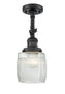 Innovations Lighting Colton 1 Light Semi-Flush Mount Part Of The Franklin Restoration Collection 201F-BK-G302