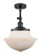 Innovations Lighting Oxford 1 Light 11.75" Semi-Flush Mount 201F-BK-G541