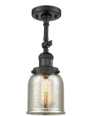 Innovations Lighting Small Bell 1 Light Semi-Flush Mount Part Of The Franklin Restoration Collection 201F-BK-G58