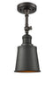 Innovations Lighting Addison 1 Light Semi-Flush Mount Part Of The Franklin Restoration Collection 201F-OB-M9-OB