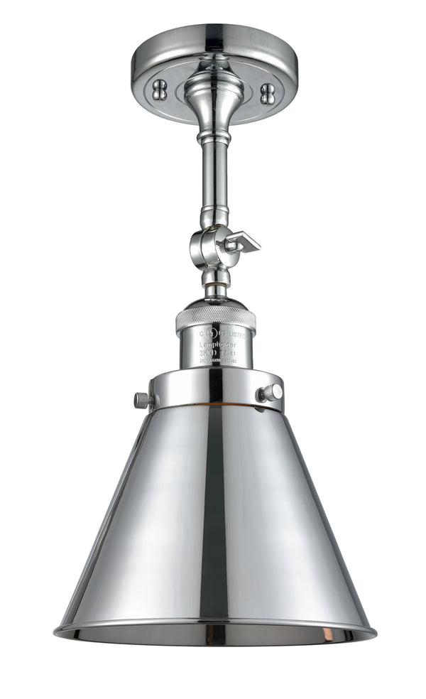 Innovations Lighting Appalachian 1 Light Semi-Flush Mount Part Of The Franklin Restoration Collection 201F-PC-M13-PC