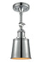 Innovations Lighting Addison 1 Light Semi-Flush Mount Part Of The Franklin Restoration Collection 201F-PC-M9-PC-LED