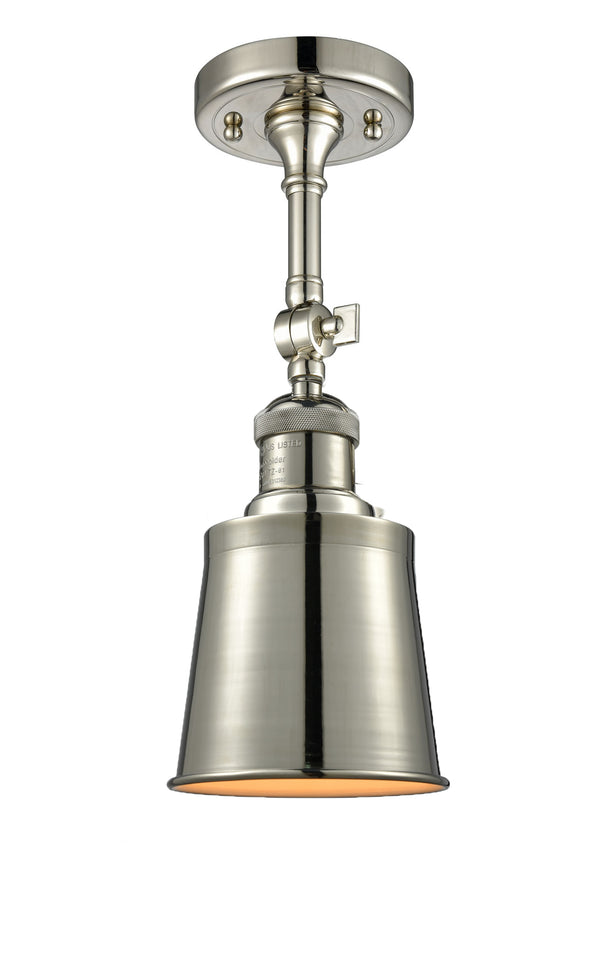 Innovations Lighting Addison 1 Light Semi-Flush Mount Part Of The Franklin Restoration Collection 201F-PN-M9-PN