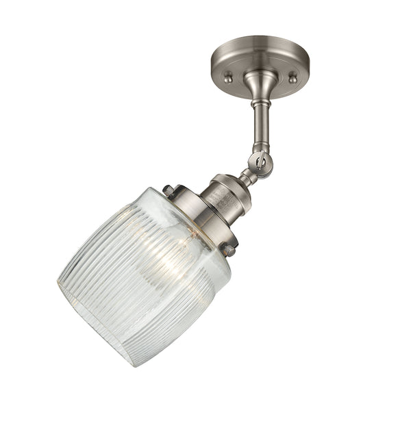 Innovations Lighting Colton 1 Light Semi-Flush Mount Part Of The Franklin Restoration Collection 201F-SN-G302