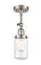 Innovations Lighting Dover 1 Light Semi-Flush Mount Part Of The Franklin Restoration Collection 201F-SN-G312