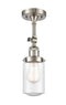 Innovations Lighting Dover 1 Light Semi-Flush Mount Part Of The Franklin Restoration Collection 201F-SN-G314-LED