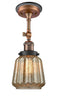 Innovations Lighting Chatham 1 Light Semi-Flush Mount Part Of The Franklin Restoration Collection 201FBP-ACBK-G146