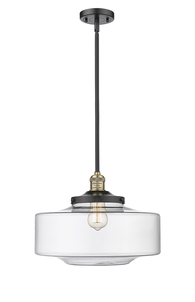 Innovations Lighting Bridgeton 1 Light 11.75" Mini Pendant 201S-BAB-G692-16